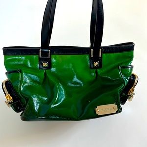 L.A.M.B. Gorgeous Ombré Tote-rare style-in Green exc condition